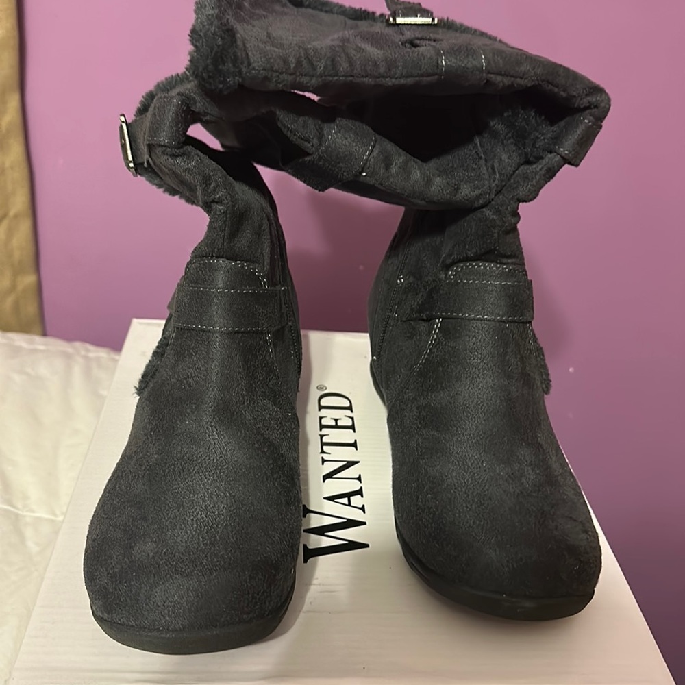 Grey Shoe Boot